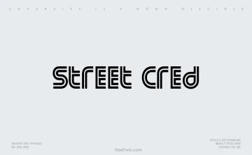 Street Cred Font