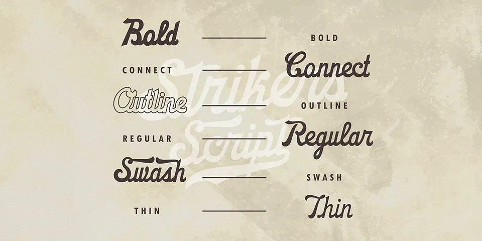 Strikers Script Font