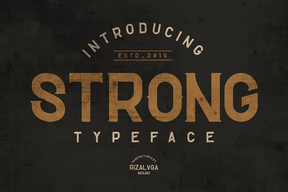 Strong Font