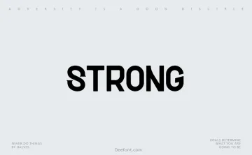 Strong Font