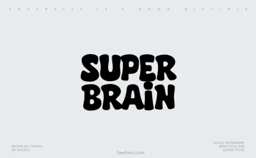 Super Brain Font