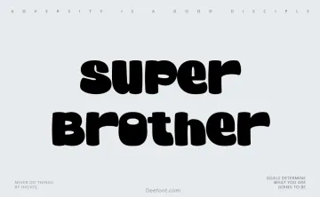 Super Brother Font