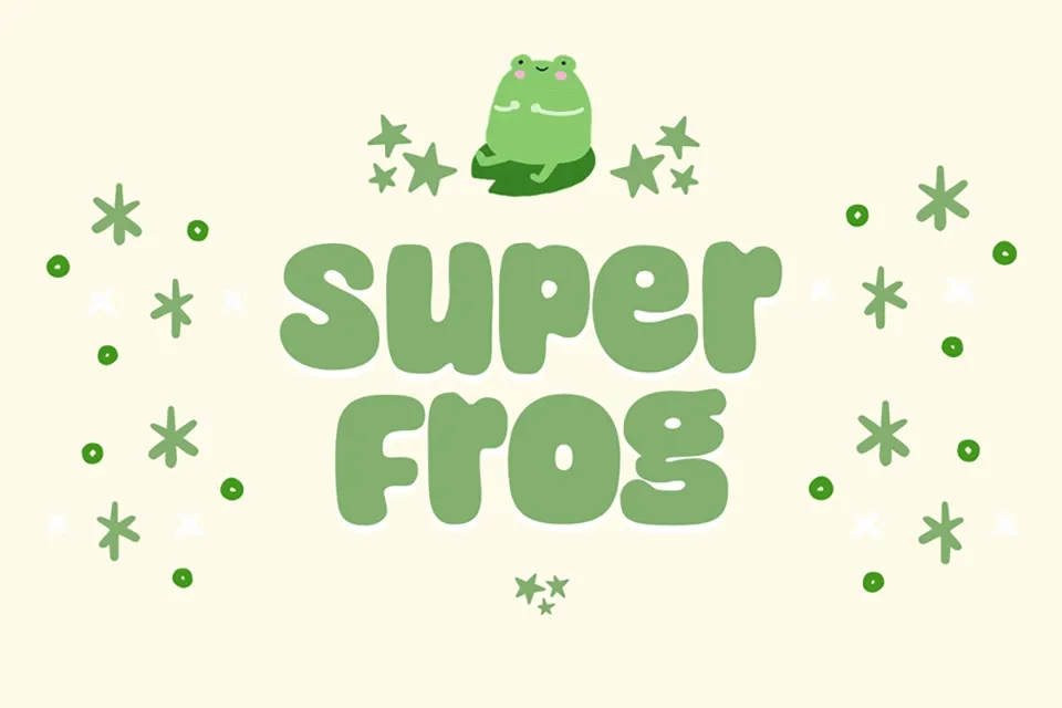 Super Frog Font