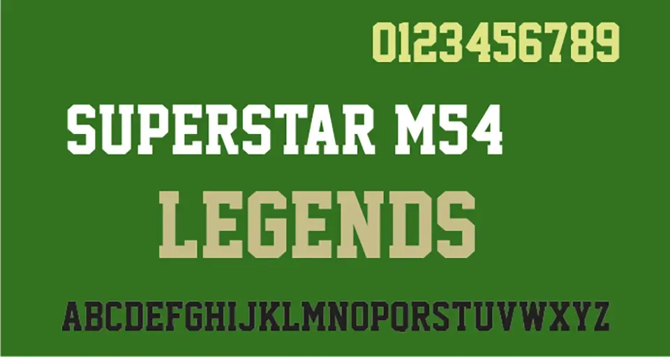 Superstar M54 Font