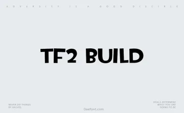 TF2 Build Font