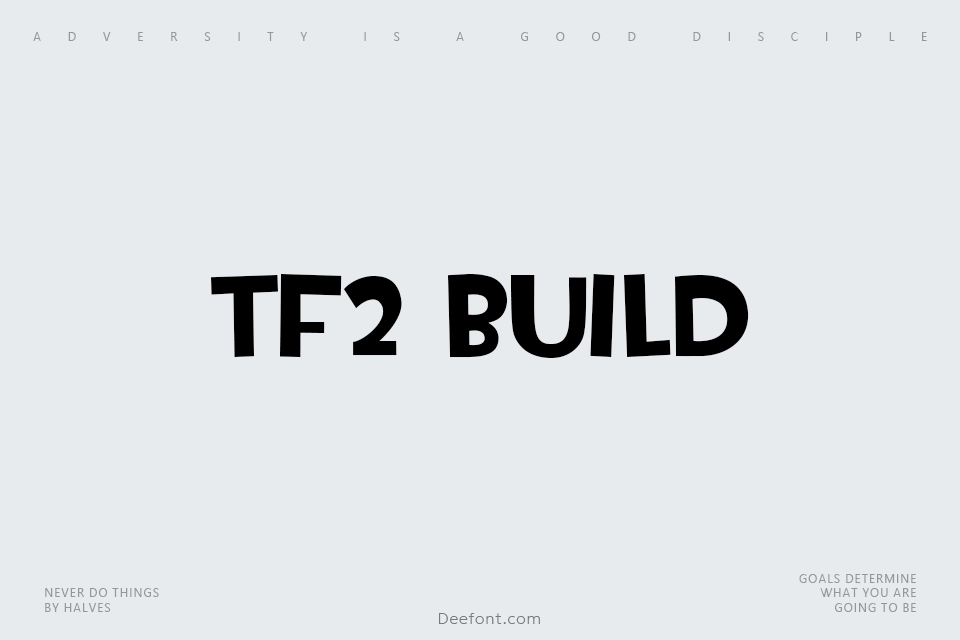 TF2 Build Font