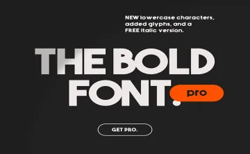 The Bold Font Font