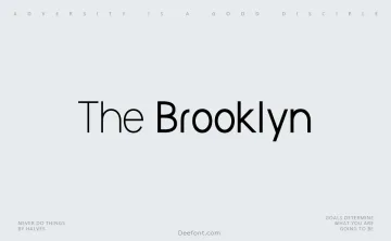 The Brooklyn Font Family