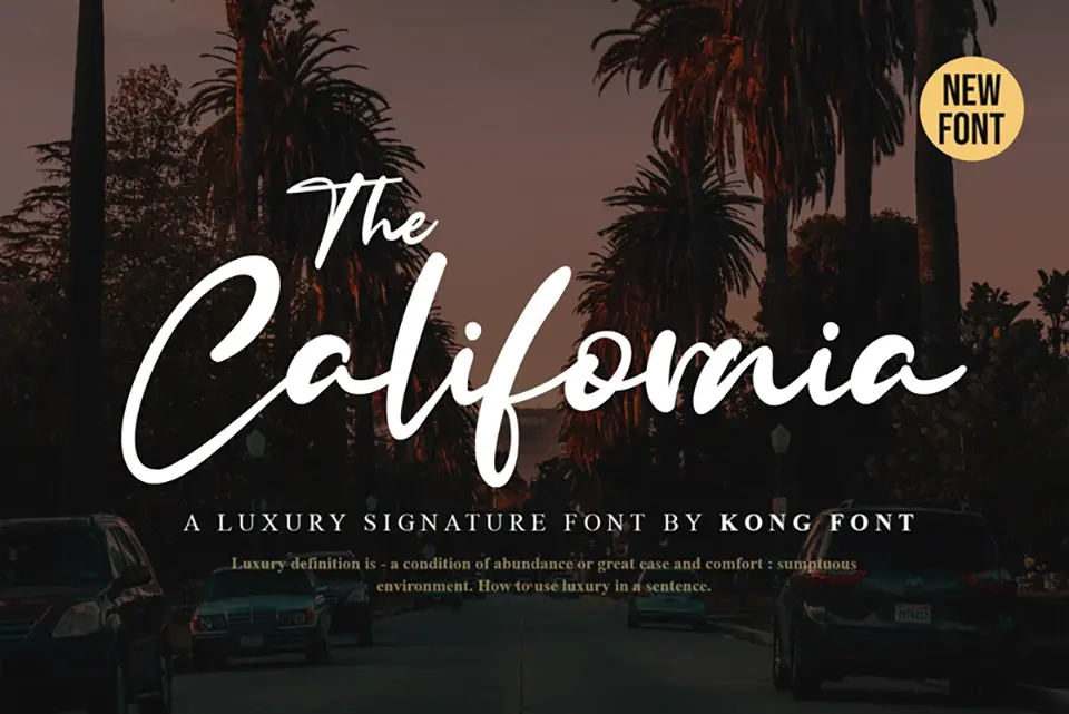 The California Font
