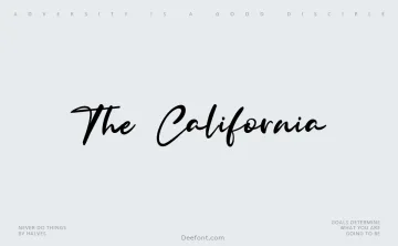 The California Font