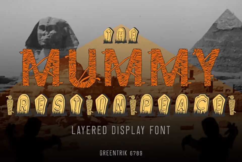 The Mummy R.I.P Font