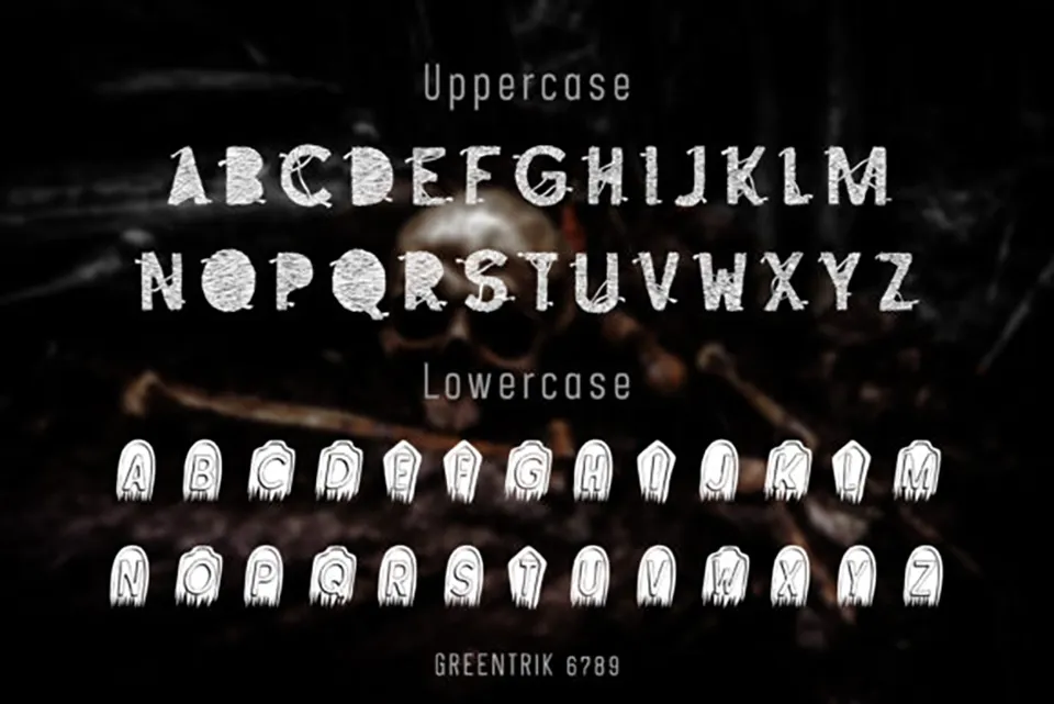 The Mummy R.I.P Font