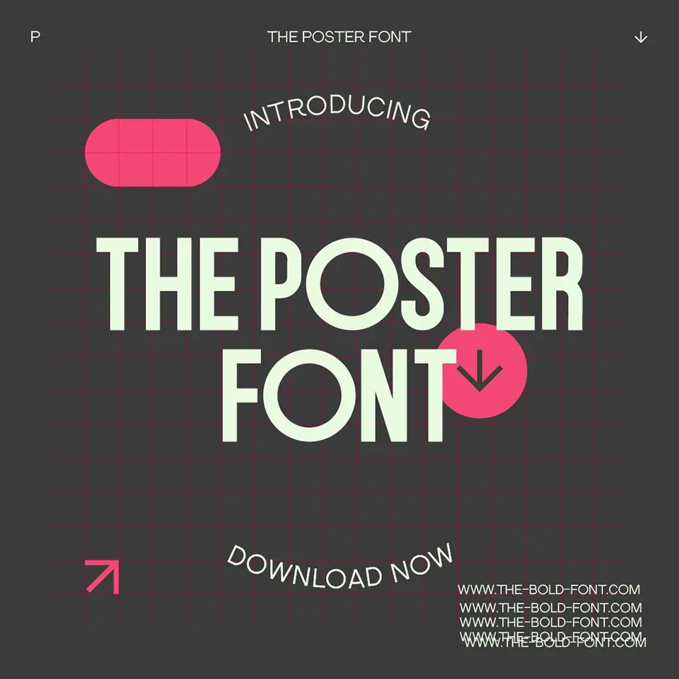 The Poster Font Font