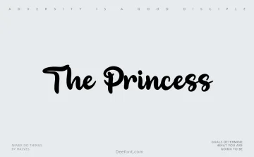 The Princess Font