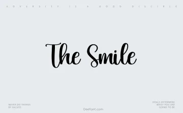 The Smile Font