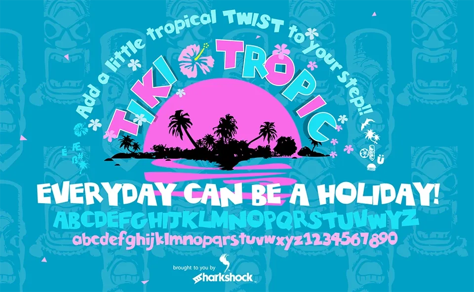 Tiki Tropic Font