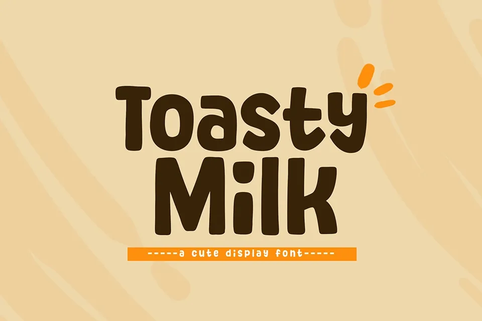 Toasty Milk Font