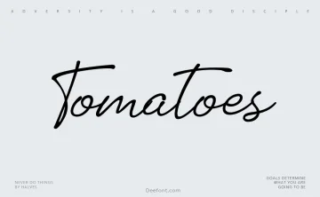 Tomatoes Font
