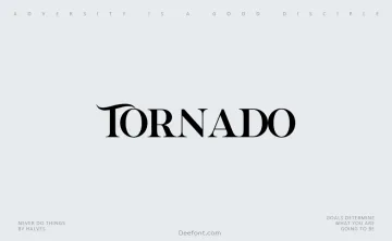 Tornado Font