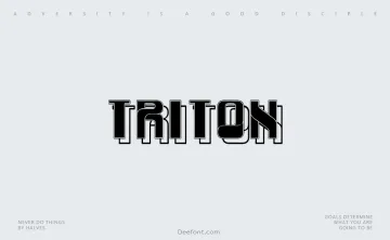 Triton Font