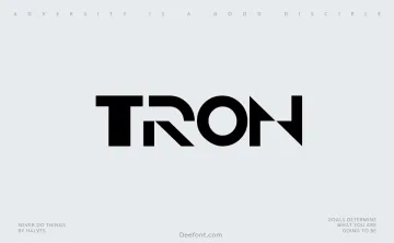Tron Font