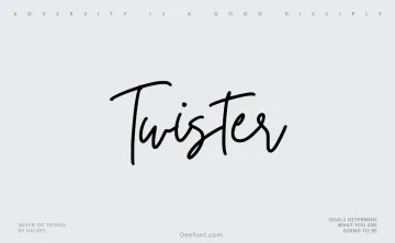 Twister Typeface