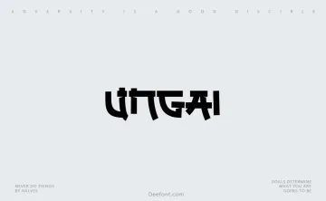 Ungai Font