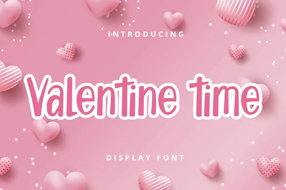 Valentine Time Font