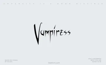 Vampiress Font