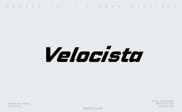 Velocista Font