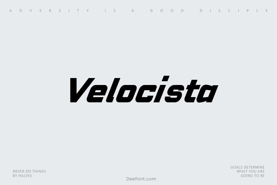 Velocista Font