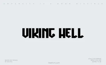 Viking Hell Font