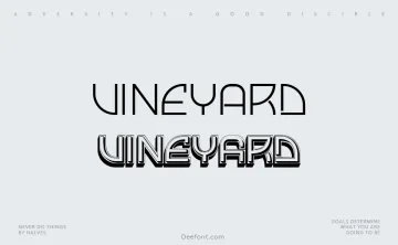 Vineyard Font