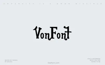 VonFont Font