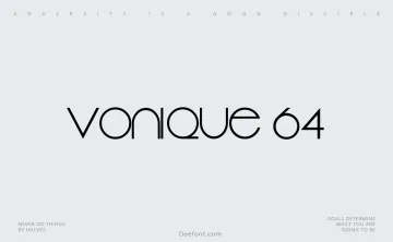 Vonique 64 Font