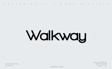 Walkway Font