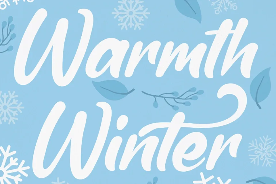 Warmth Winter Font