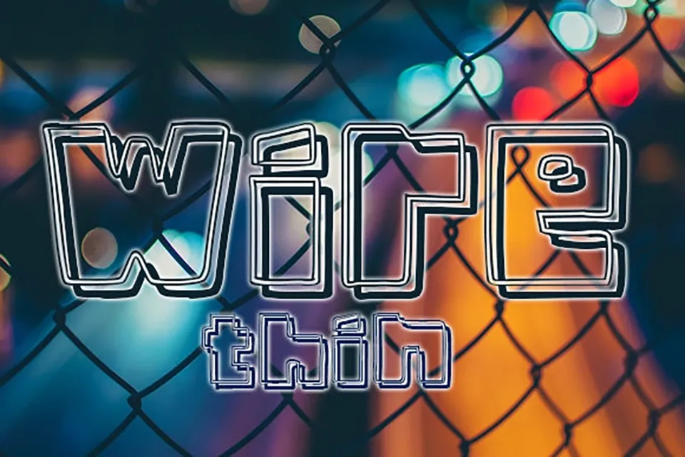 Wire Font