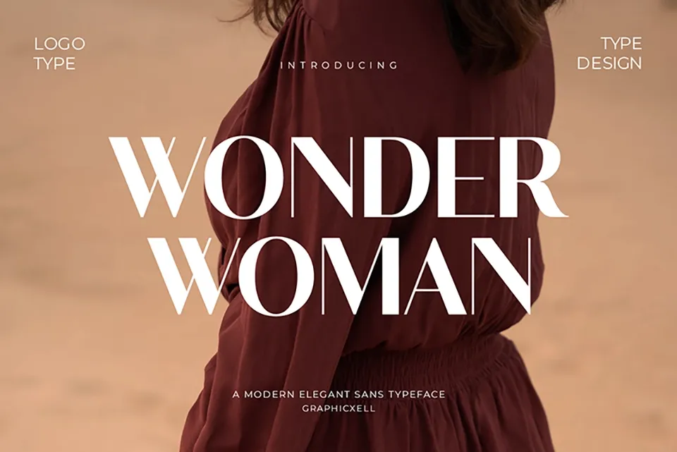 Wonder Woman Font