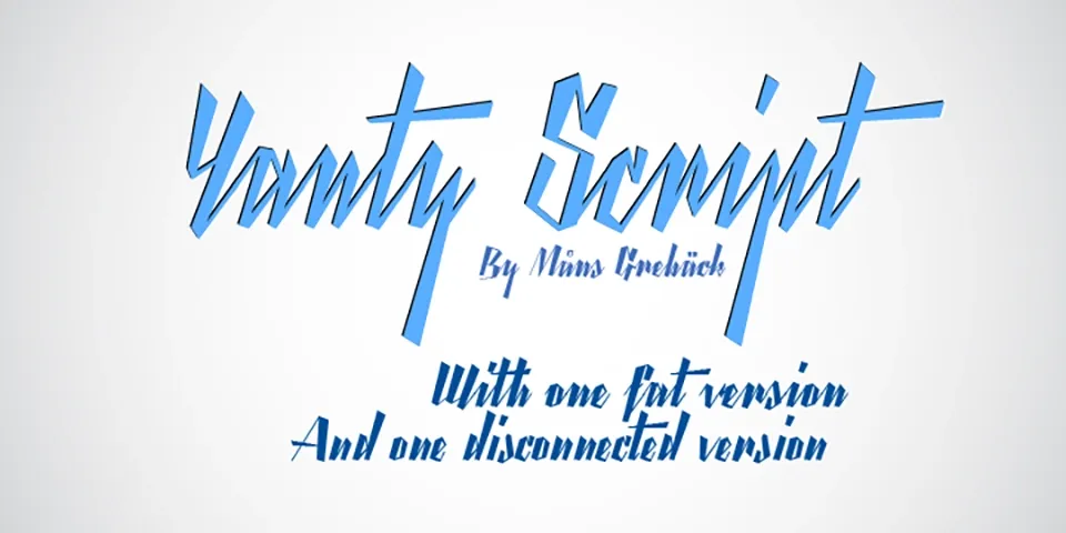 Yanty Script Font