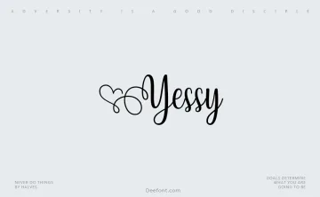 Yessy Font