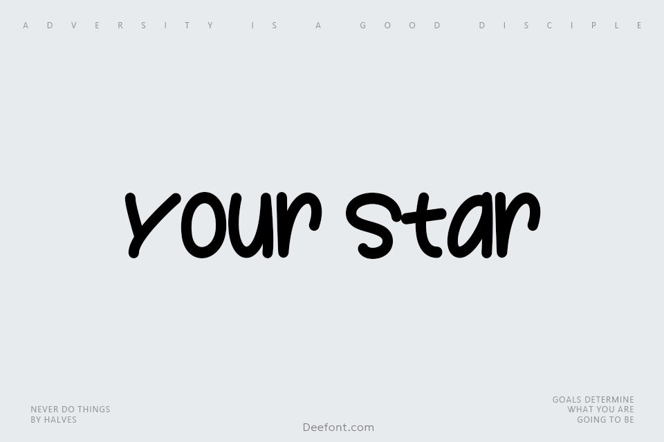 Your Star Font