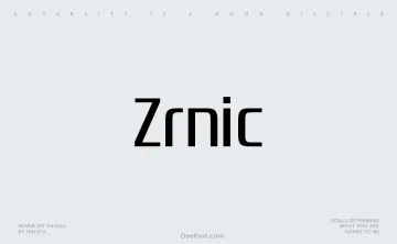 Zrnic Font