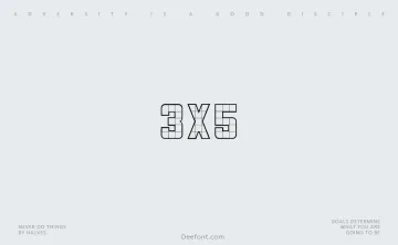 3×5 Font