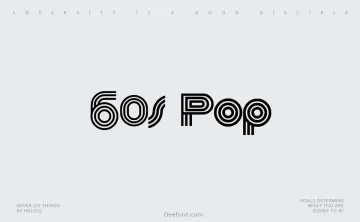 60s Pop Font