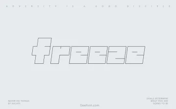 Freeze Font