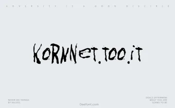 KoRnNet.too.it Font