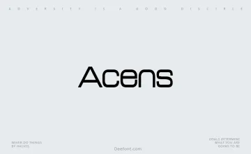 Acens Font