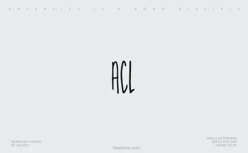Acl Font