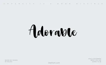 Adorable Font